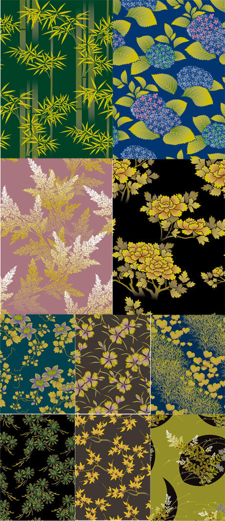 Plant style Background  vector graphic