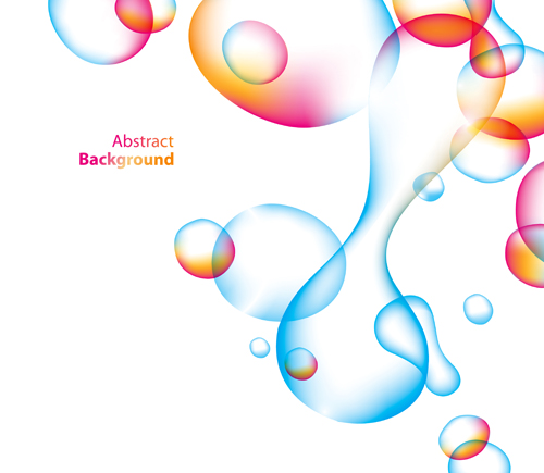 vector background color bubble abstract 