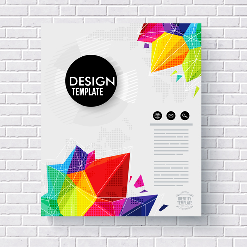 cover business brochure abstract 