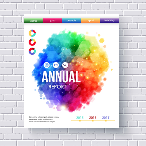 material cover business brochure abstract 