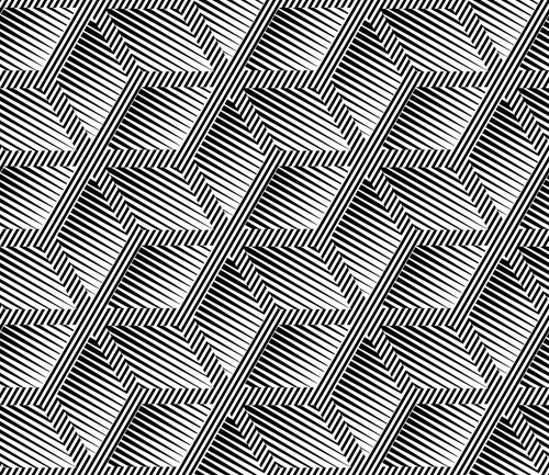Black with white abstract seamless pattern vector set 15