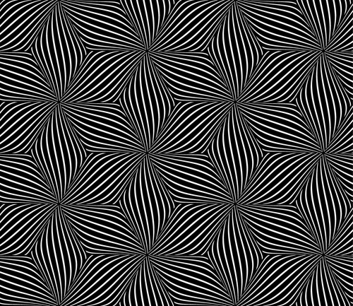 Black with white abstract seamless pattern vector set 22