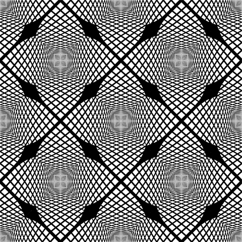 Black with white abstract seamless pattern vector set 23