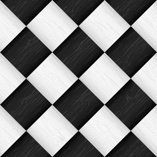 white square black background 