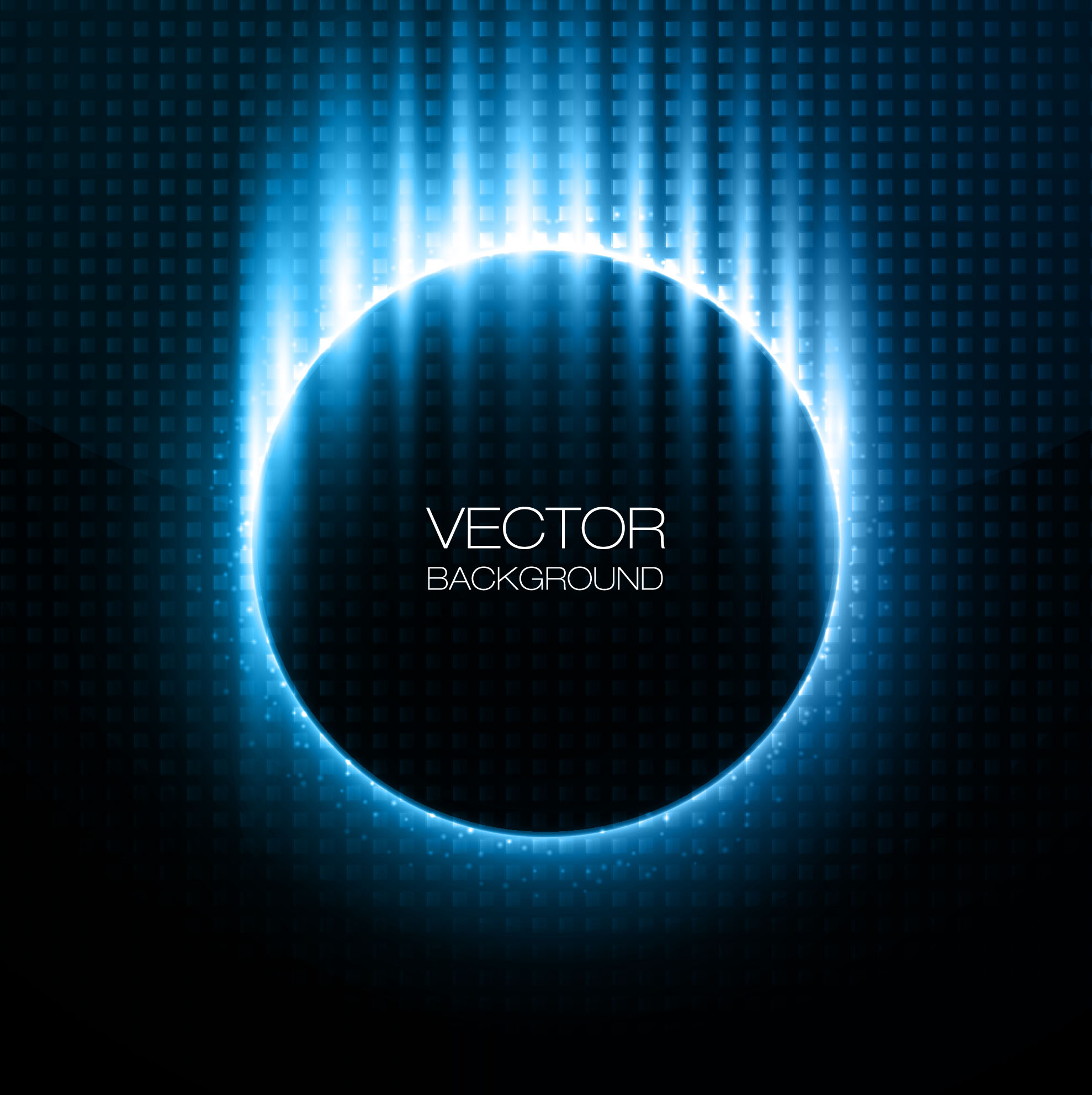 Blue radiance futuristic background vector 02