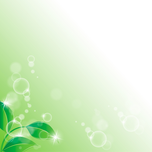 vector background leaves leave green leaves green bubble bright 