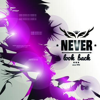Brilliant dynamic elements vector background 03