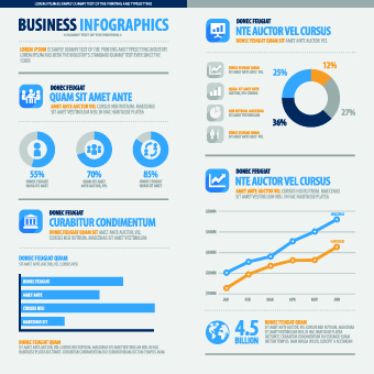 Business Infographic creative design 643