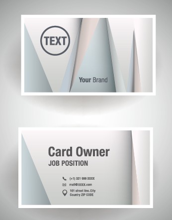 modern creative business cards business 
