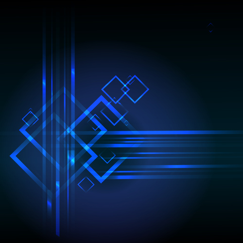 vector background technical dark concept blue 
