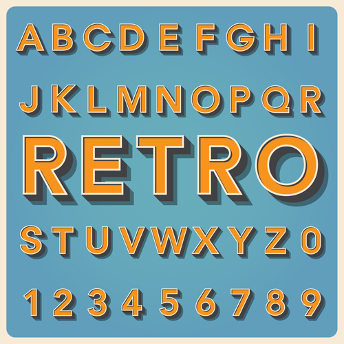Creative Alphabets design vector set 12