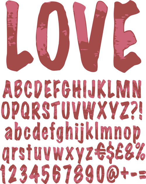 Creative Alphabets design vector set 14