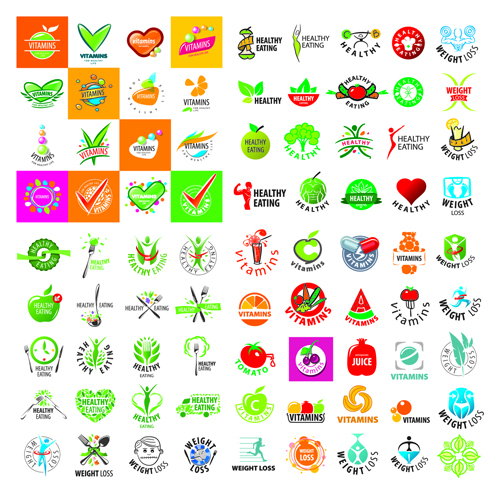 logos Healthy Green style 