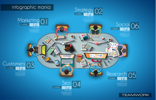 teamwork infographics business template business 