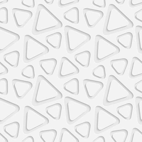 Layered white vector seamless pattern 04