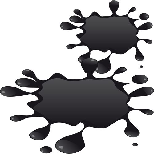 Paint drop textured vector material 02