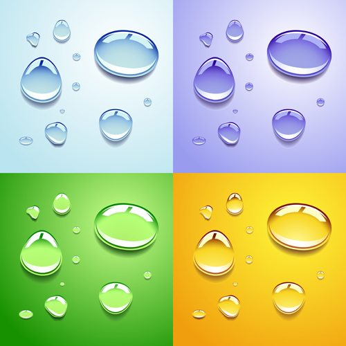 water drop water realistic background material background 