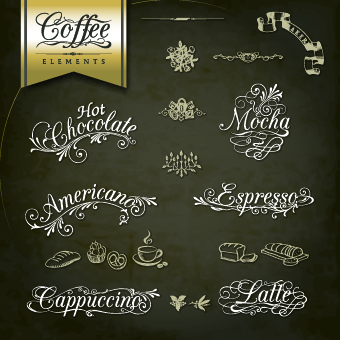 restaurant coffee Calligraphy font 