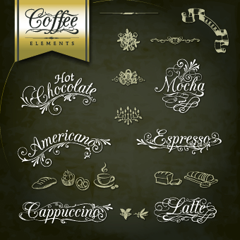 Restaurant coffee Calligraphy design vector