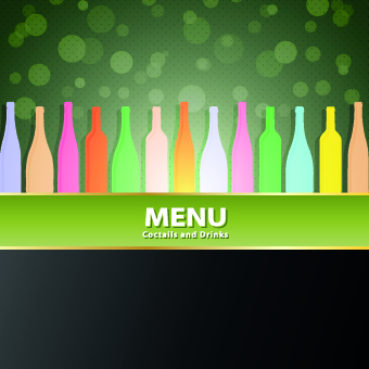 Vector Restaurant menu cover design 05