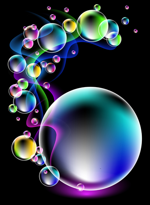 shiny colorful bubble background abstract 
