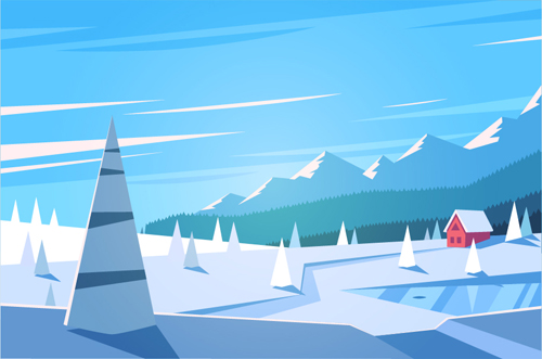 Simple houses vectors design 03