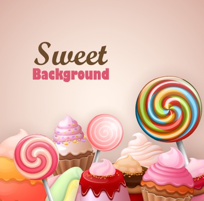 sweet colorful background 