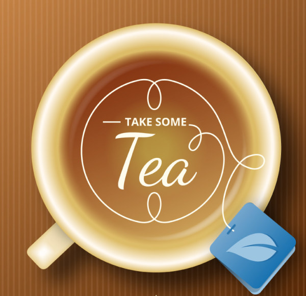 tea tag background 