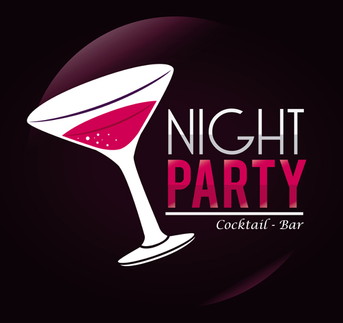 Vector wine background creative design set 20