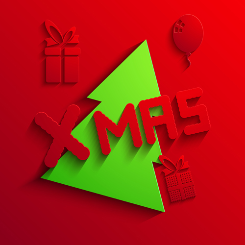 xmas red background background vector background 2014 