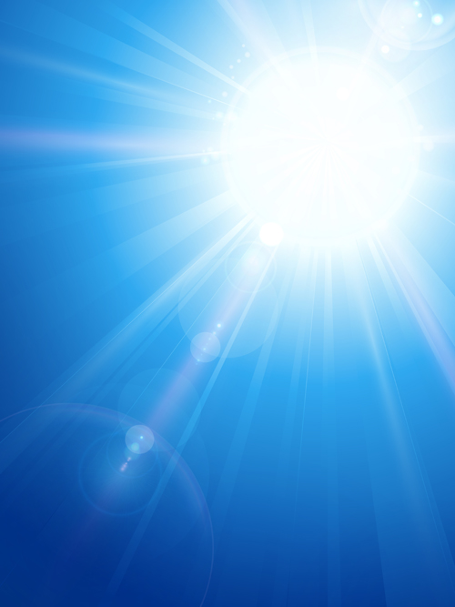 Vector Blue Sky design elements 01
