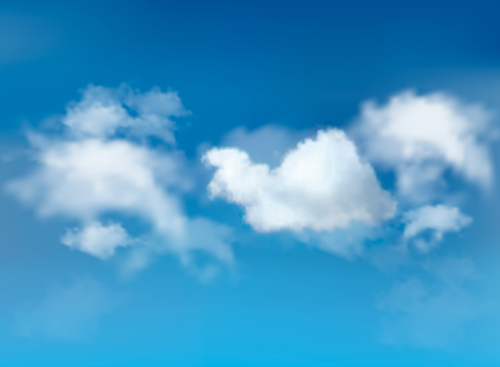 Vector Blue Sky design elements 02