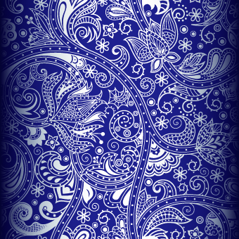 Floral decorative pattern background 08