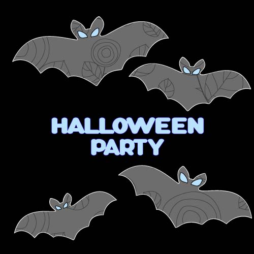 halloween party ghost illustration vector material 01 halloween party ghost illustration vector material 01
