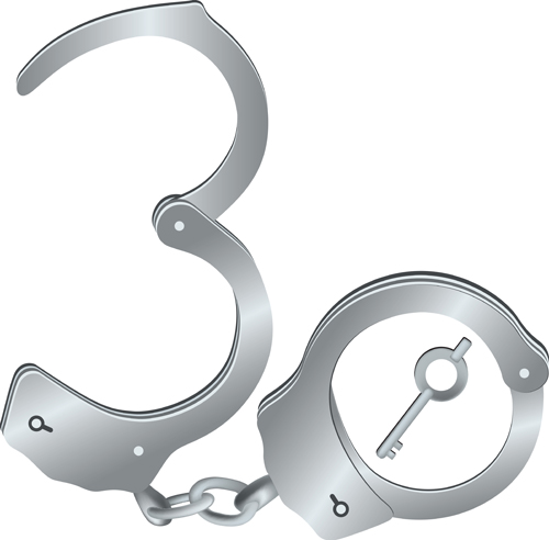 material Handcuffs elements element 