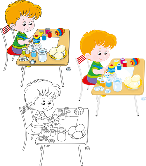 children design elements vectors 03 lovely children design elements vectors 03