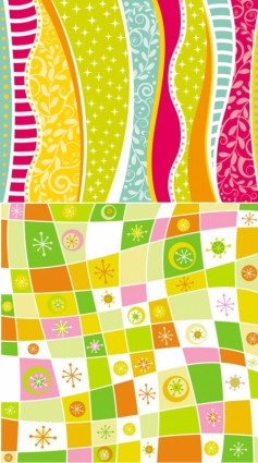 Cartoon style cute vector pattern Cartoon style cute vector pattern