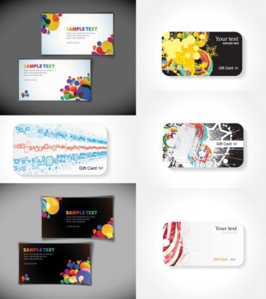 Fashion beautiful business card vector Fashion beautiful business card vector