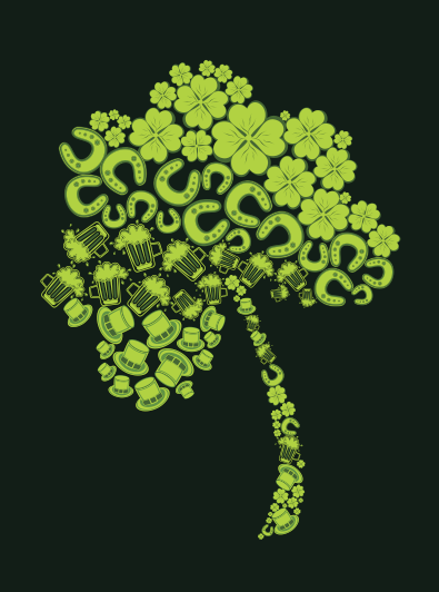 funny green Tree vector