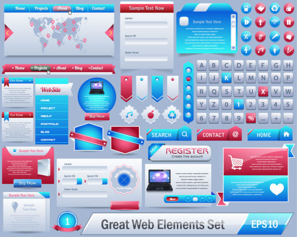 web elements element design 
