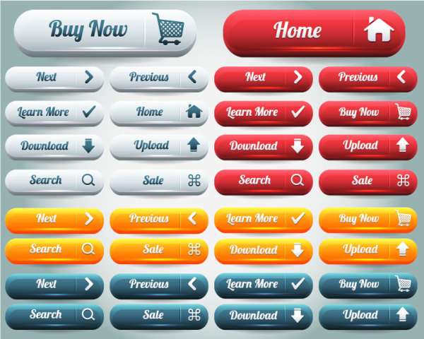 Button Collection 03 (buy ,Download ,Upload ,Search Button ….)
