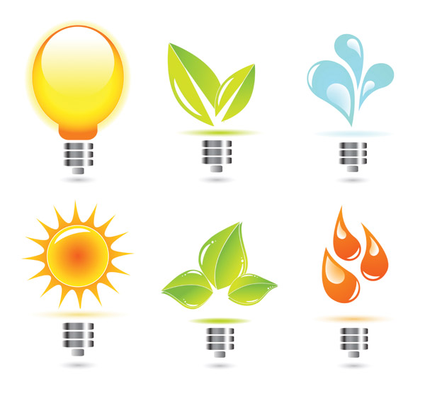Creative lighting Icon vector