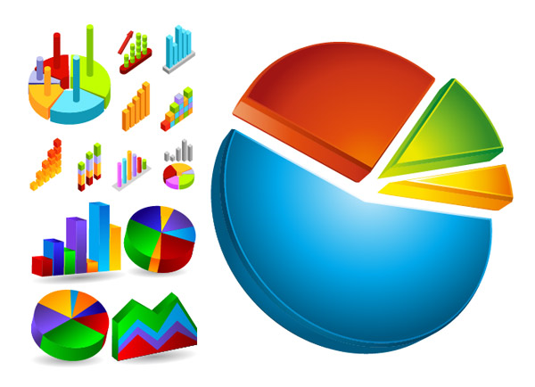 Data statistics Icon vector