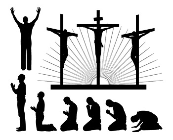 sun silhouette figure cross Christianity Catholicism 