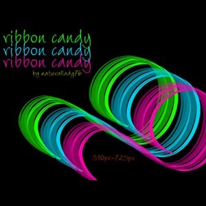 ribbon Photoshop candy brushes 