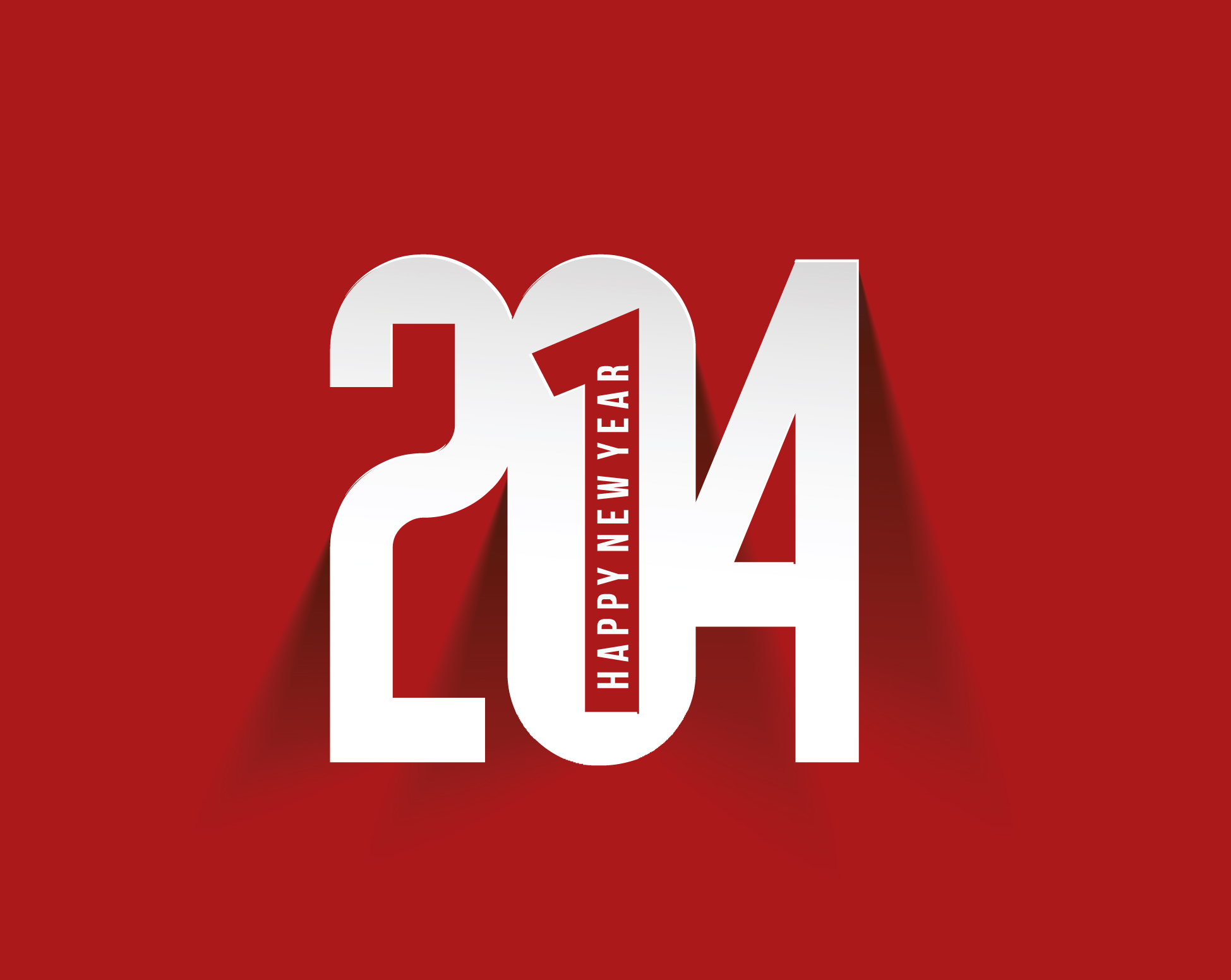 Creative 2014 New Year design background set 05