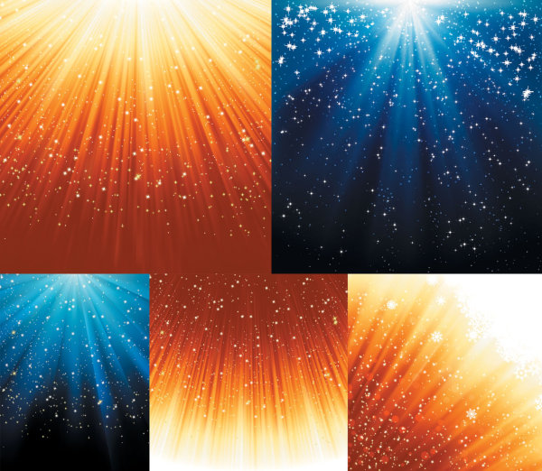 stars radiation light Flash background 