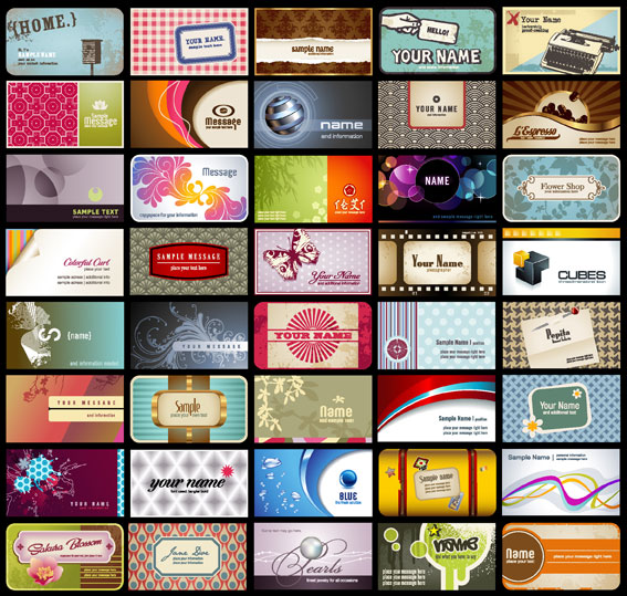 Background pattern card vector material
