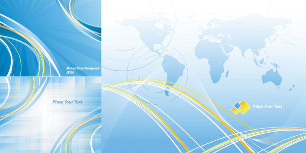 Blue background vector graphics