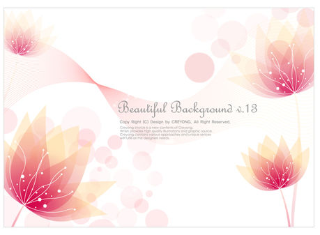 Pink fantasy flower art